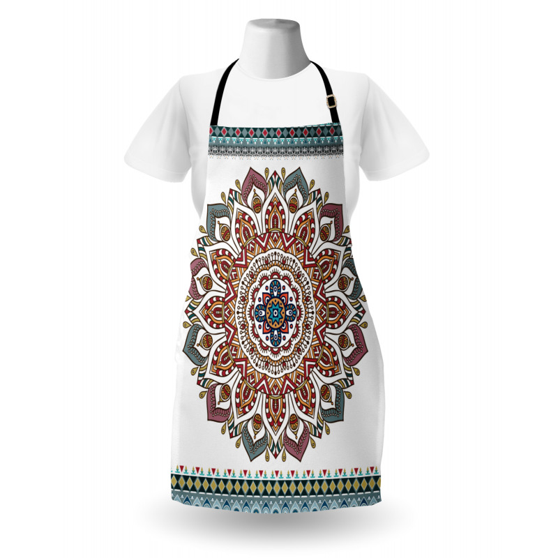 Floral Motifs Oriental Apron