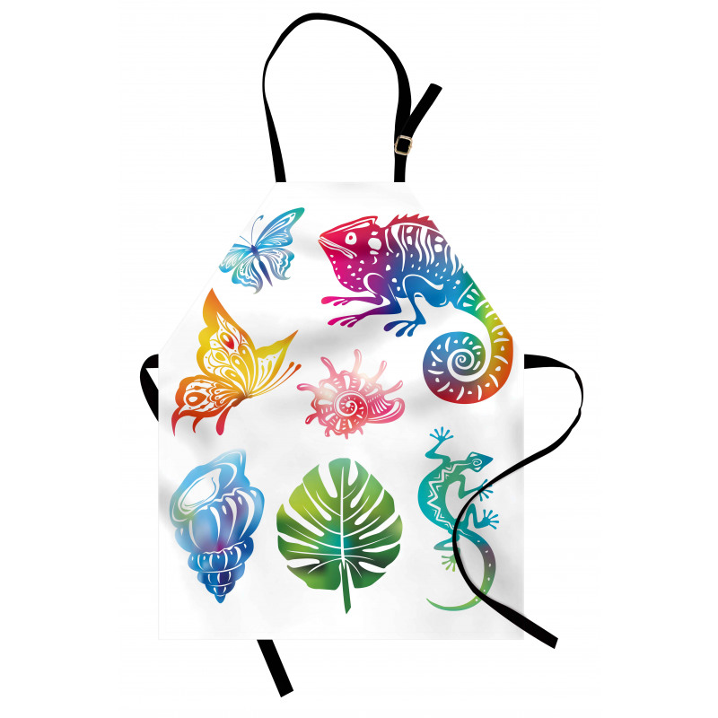 Exotic Fauna and Foliage Apron