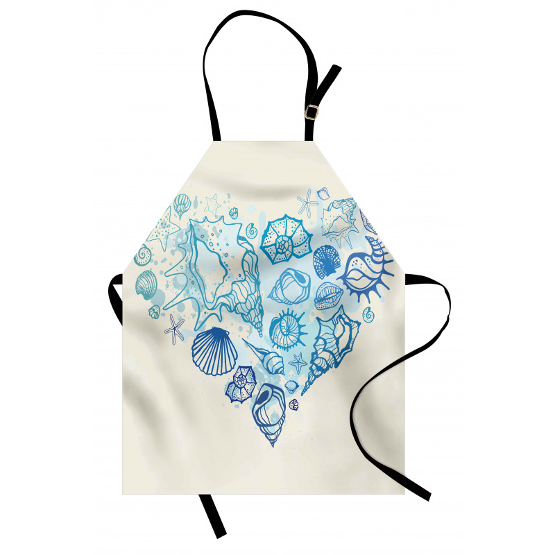 Coastal Design Grunge Heart Apron