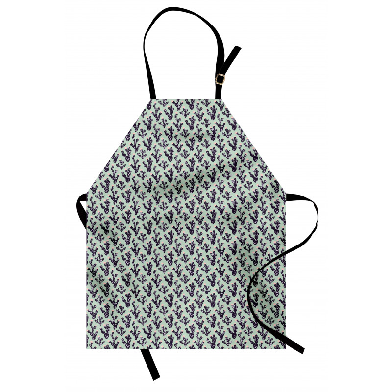 Prickle Plant and Polka Dots Apron