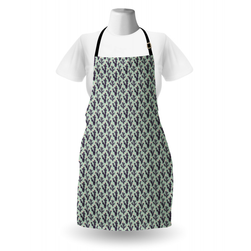 Prickle Plant and Polka Dots Apron