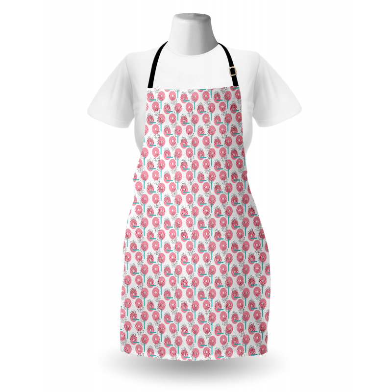 Circles Dots and Bars Art Apron