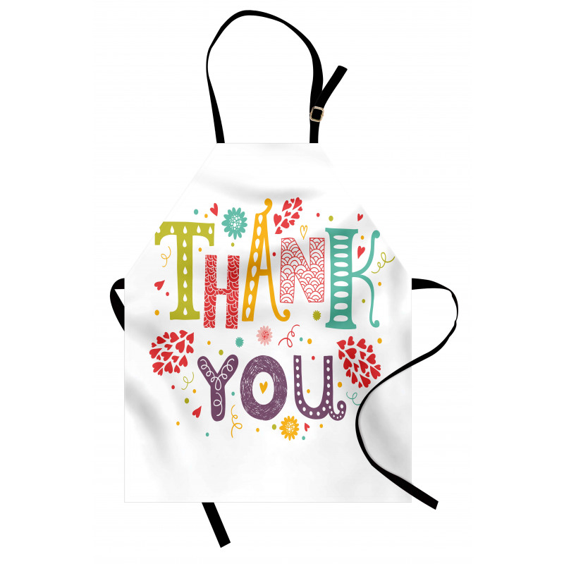 Lettering Thankful Apron