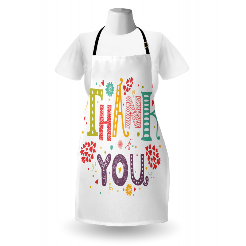 Lettering Thankful Apron