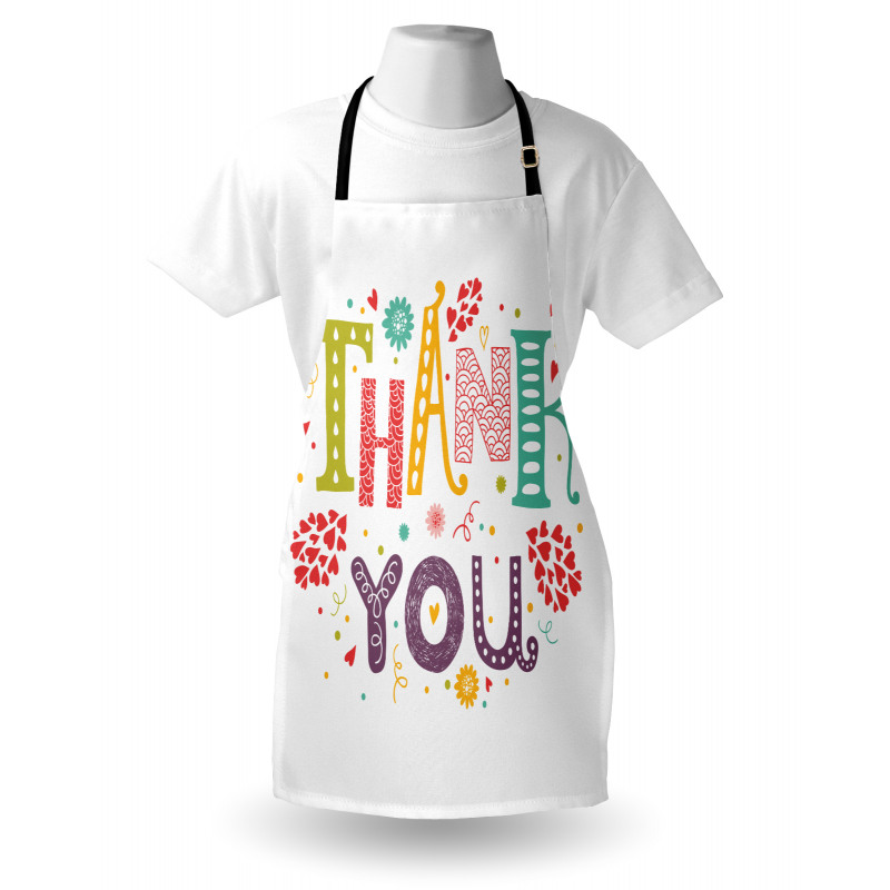 Lettering Thankful Apron