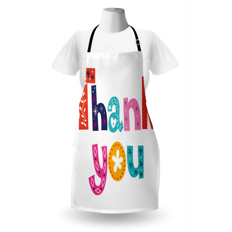 Floral Geometric Hearts Apron