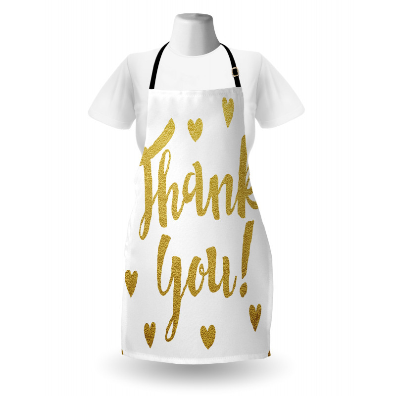 Repeating Mini Hearts Apron