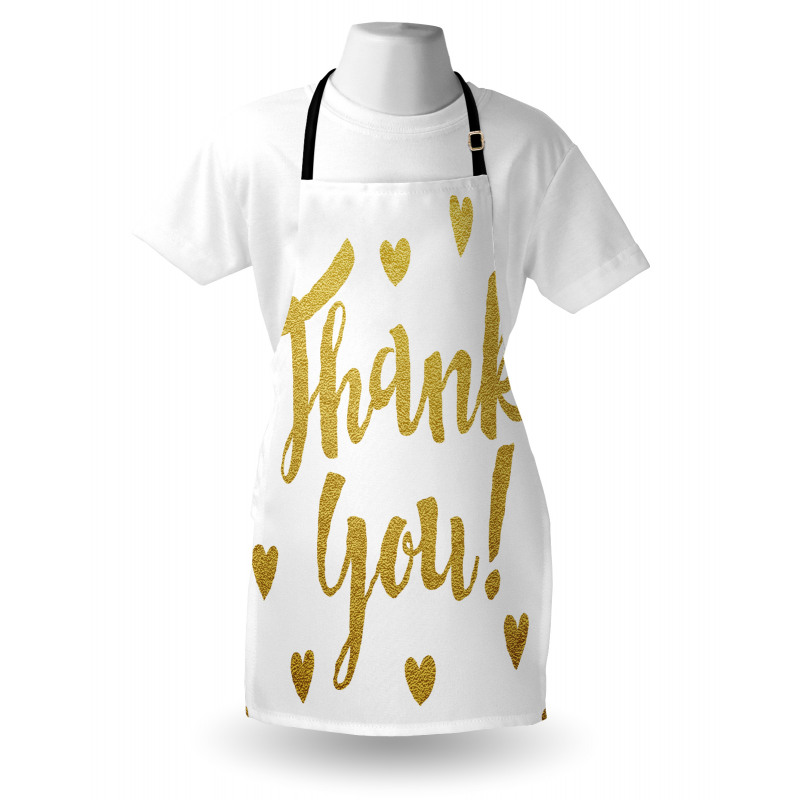 Repeating Mini Hearts Apron