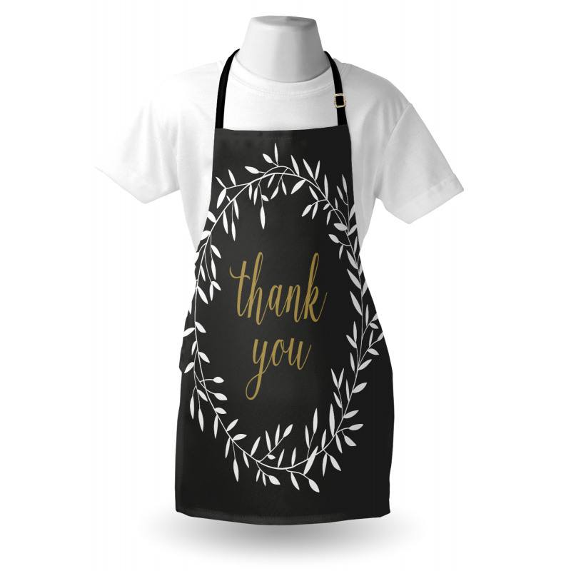 Olive Branch Round Frame Apron