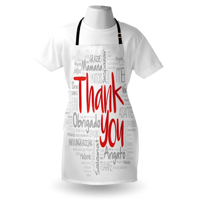 Appreciation Merci Danke Apron