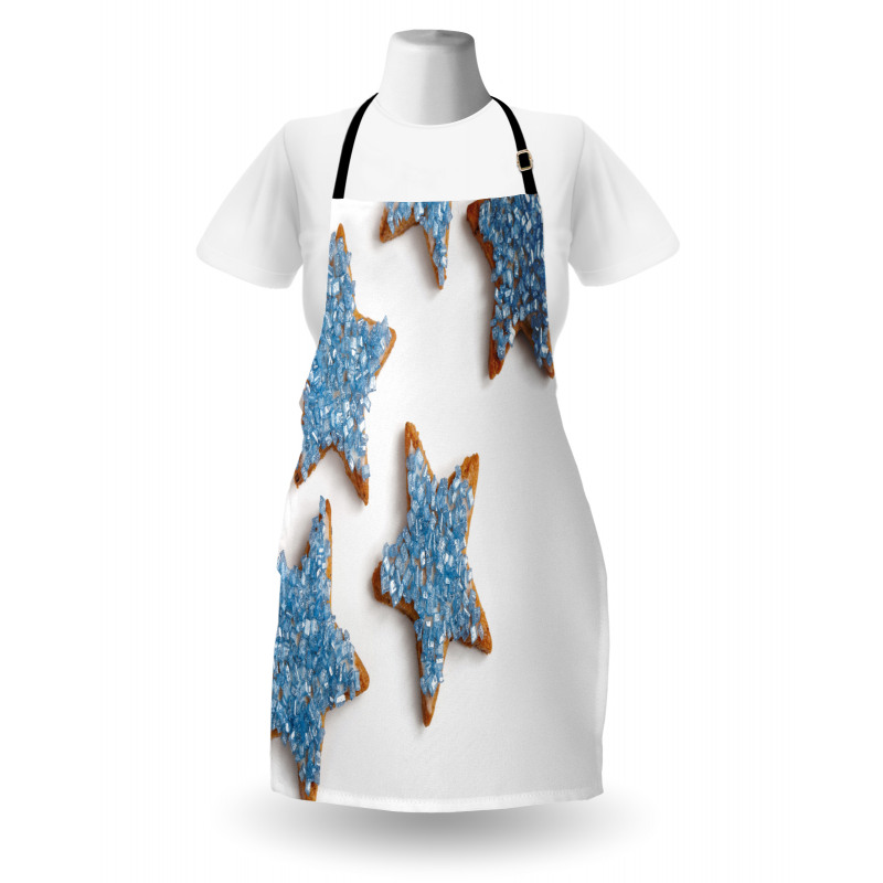 Baked Biscuits in Star Shape Apron