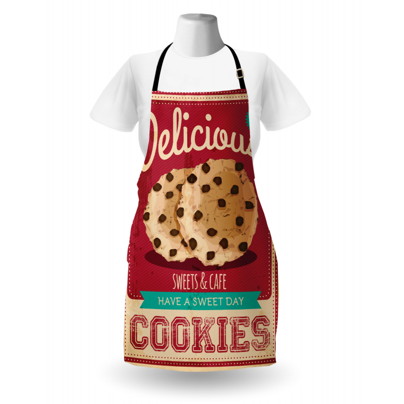 Chocolate Chip on a Poster Apron