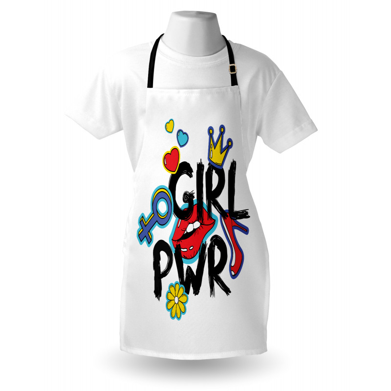 Girl Power with a Crown Apron