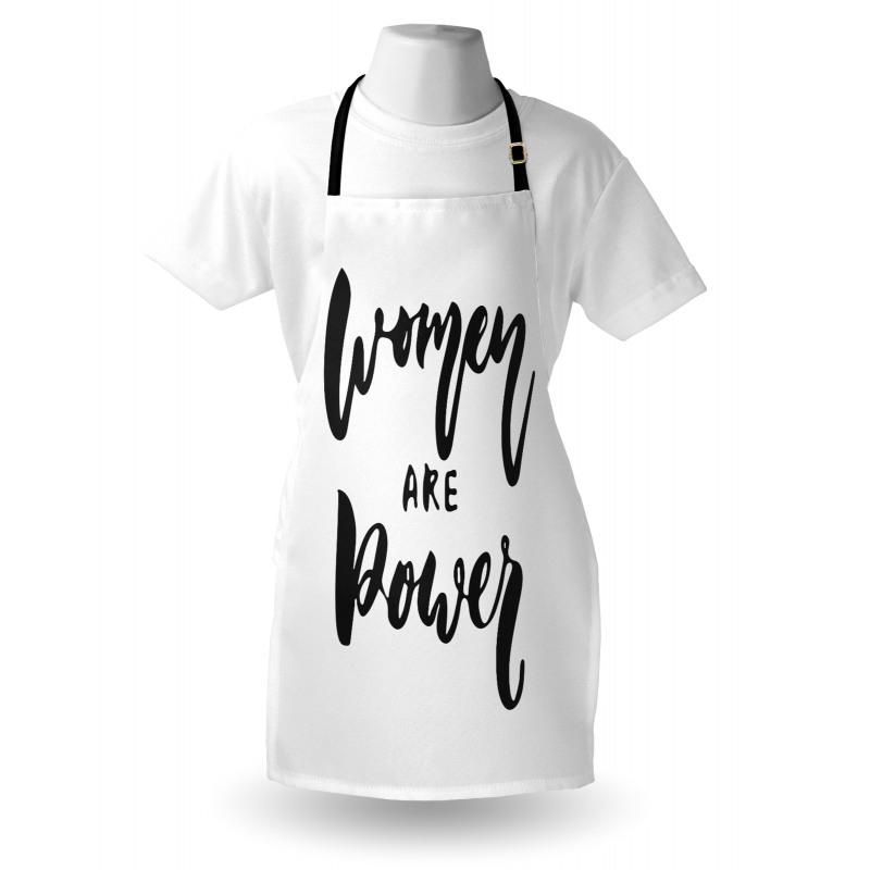 Funky Text Calligraphy Apron