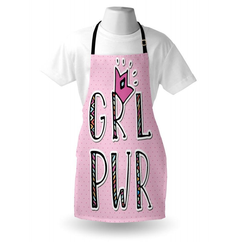 Girl Power in Ornate Apron