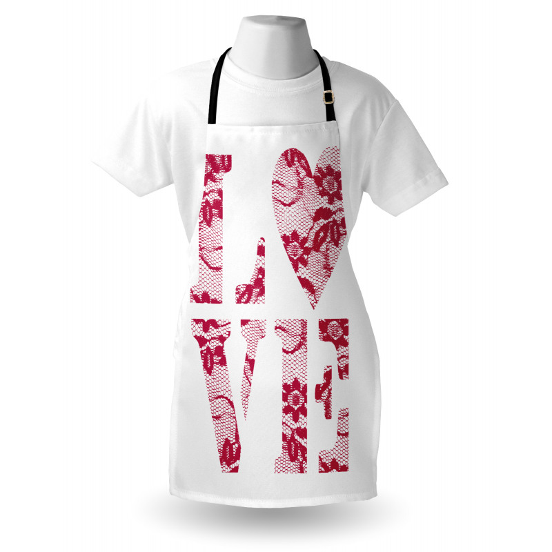 Word Love Vintage Apron