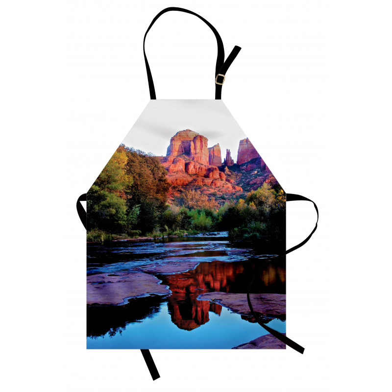 Majestic Cliffs Dawn Photo Apron