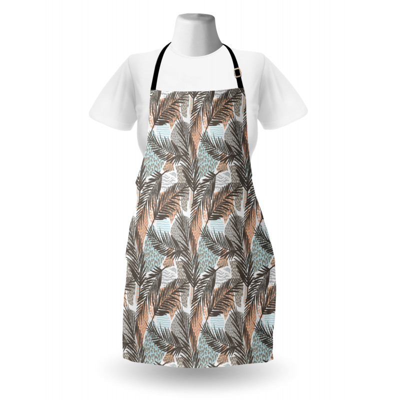 Abstract Pastel Botany Apron