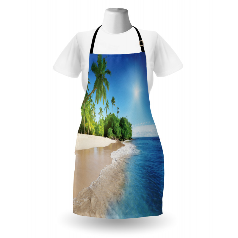 Suuny Ocean Palm Trees Apron