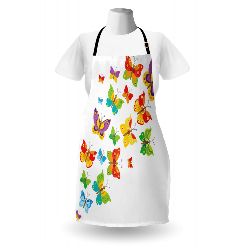 Cartoon Animals Spring Apron