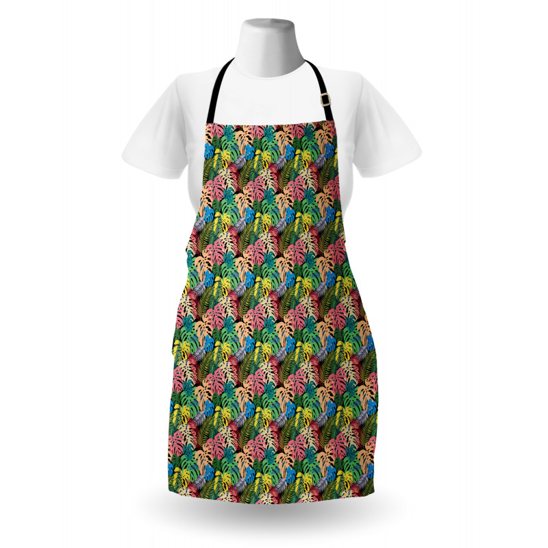 Rainbow Colored Hawaiian Apron