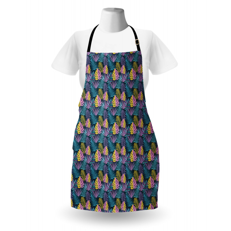 Colorful and Exotic Leaf Apron