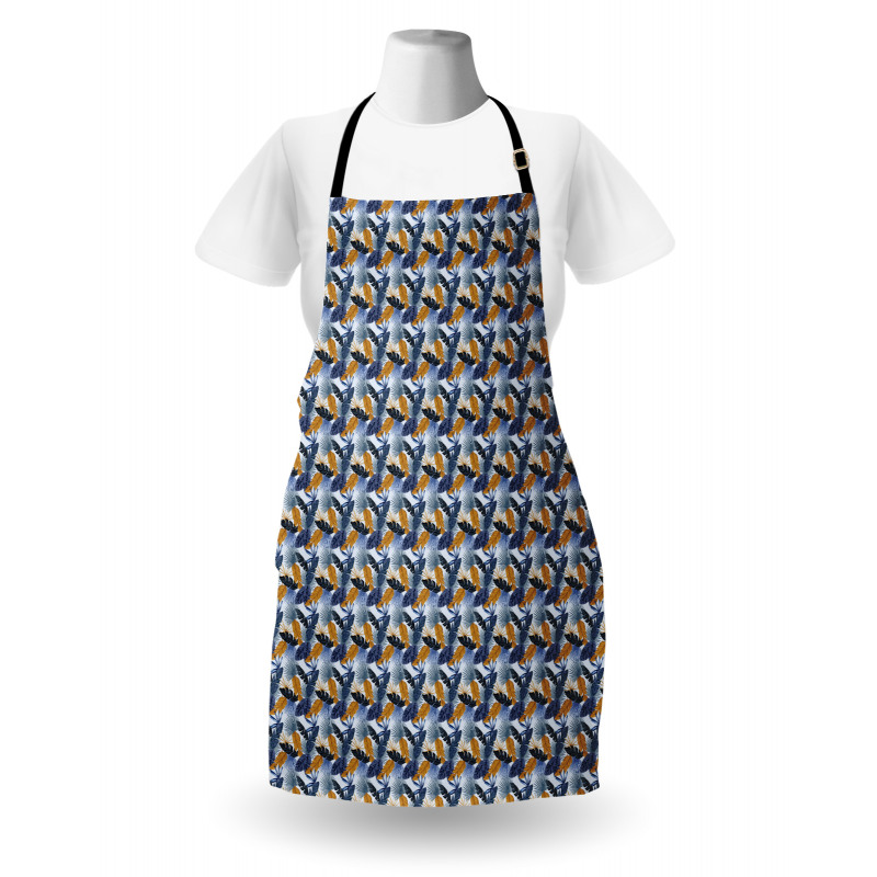 Beach Flora Pattern Aloha Apron