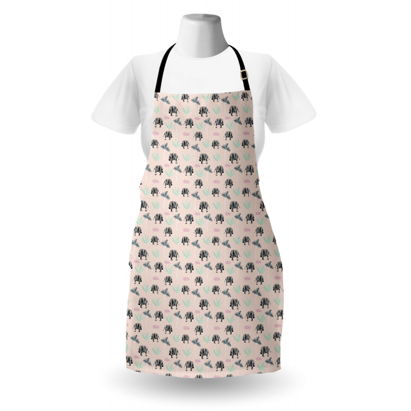 Abstract Animal Art Apron