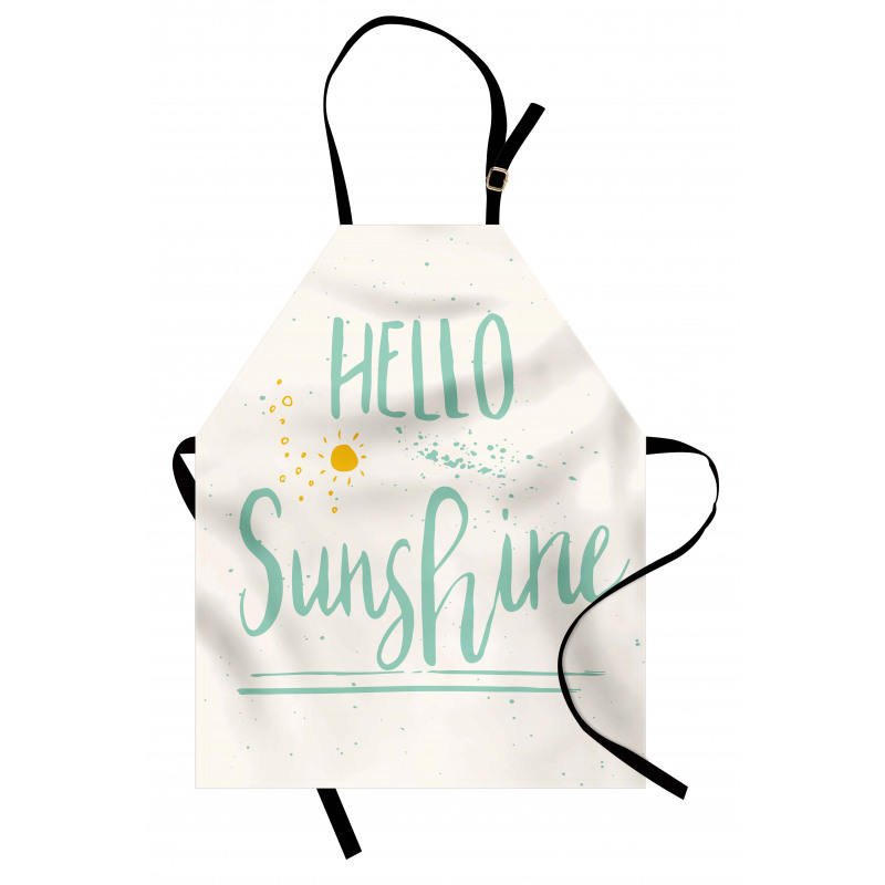 Calligraphic Summer Apron