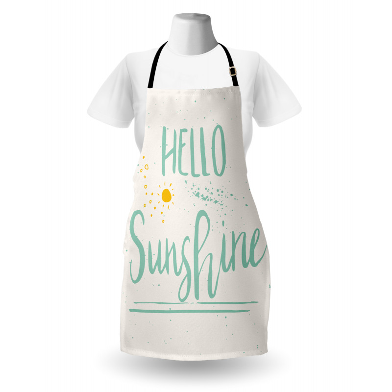 Calligraphic Summer Apron