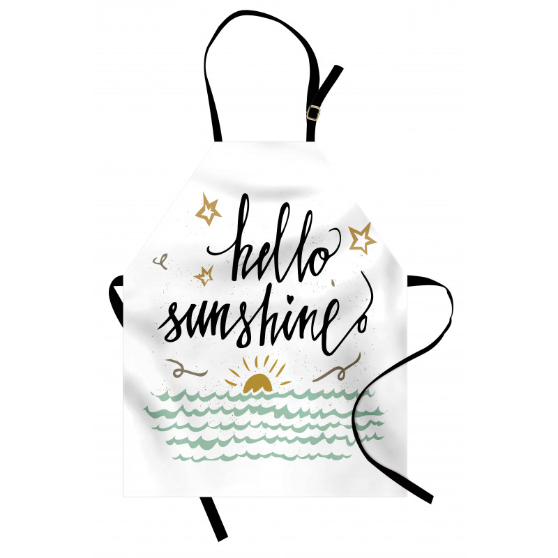 Sunset Scene Words Apron