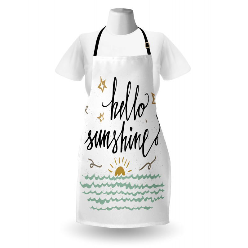 Sunset Scene Words Apron