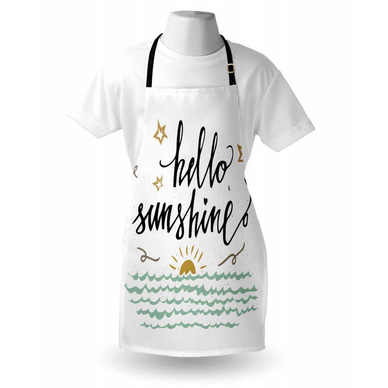 Sunset Scene Words Apron