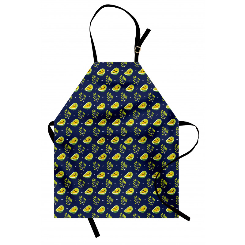 Tropical Papaya and Branches Apron