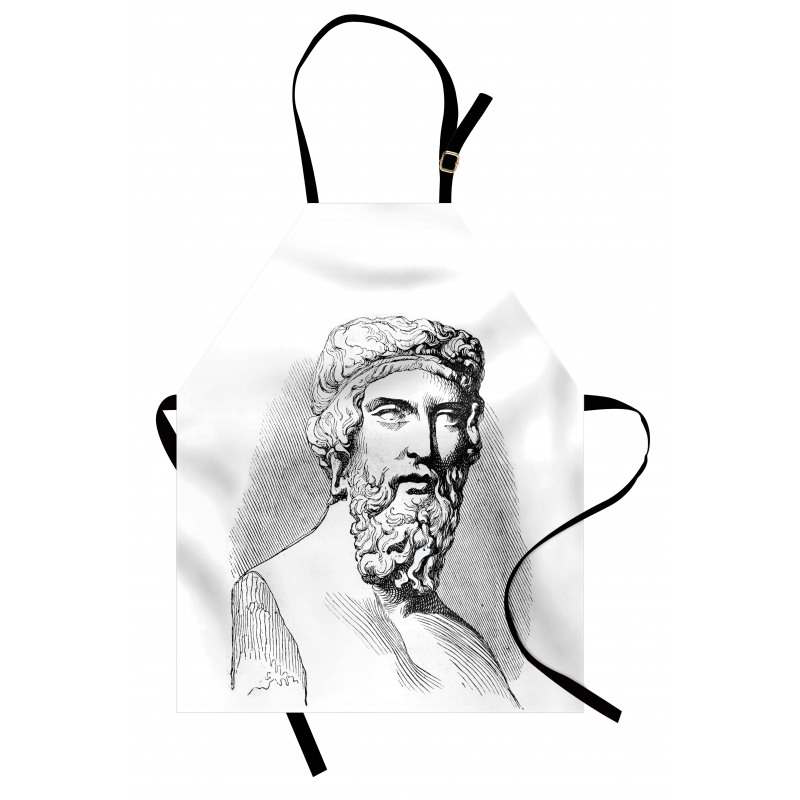 Vintage Sketch of Plato Apron