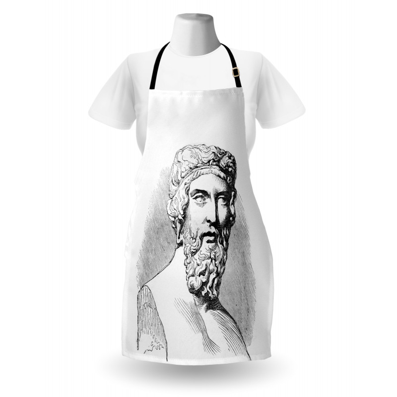 Vintage Sketch of Plato Apron