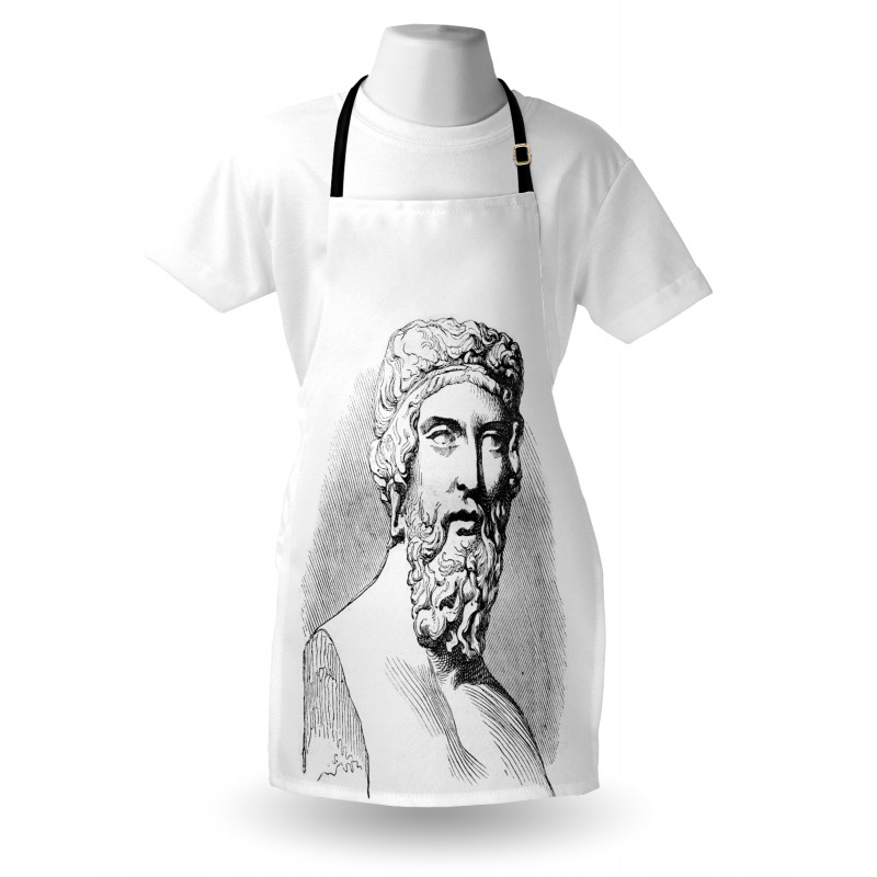 Vintage Sketch of Plato Apron