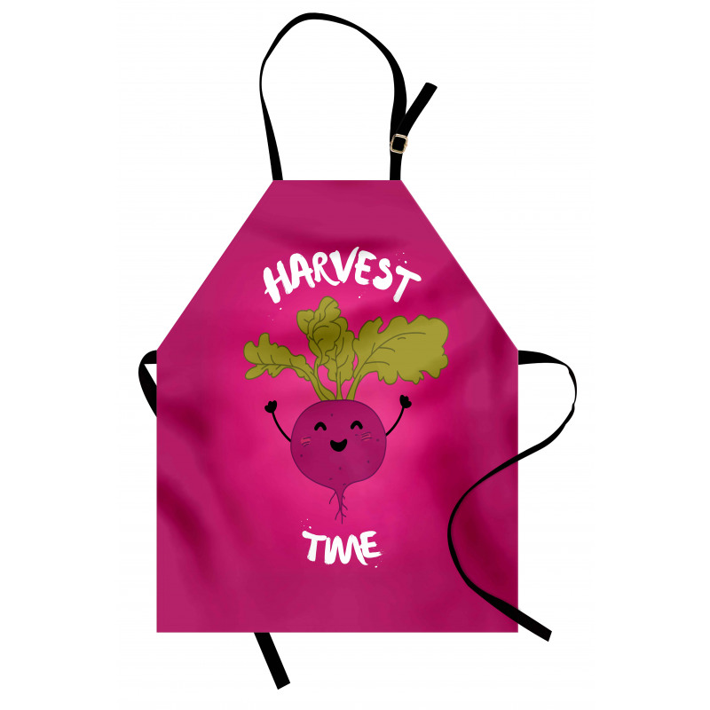 Happy Beet Character Words Apron