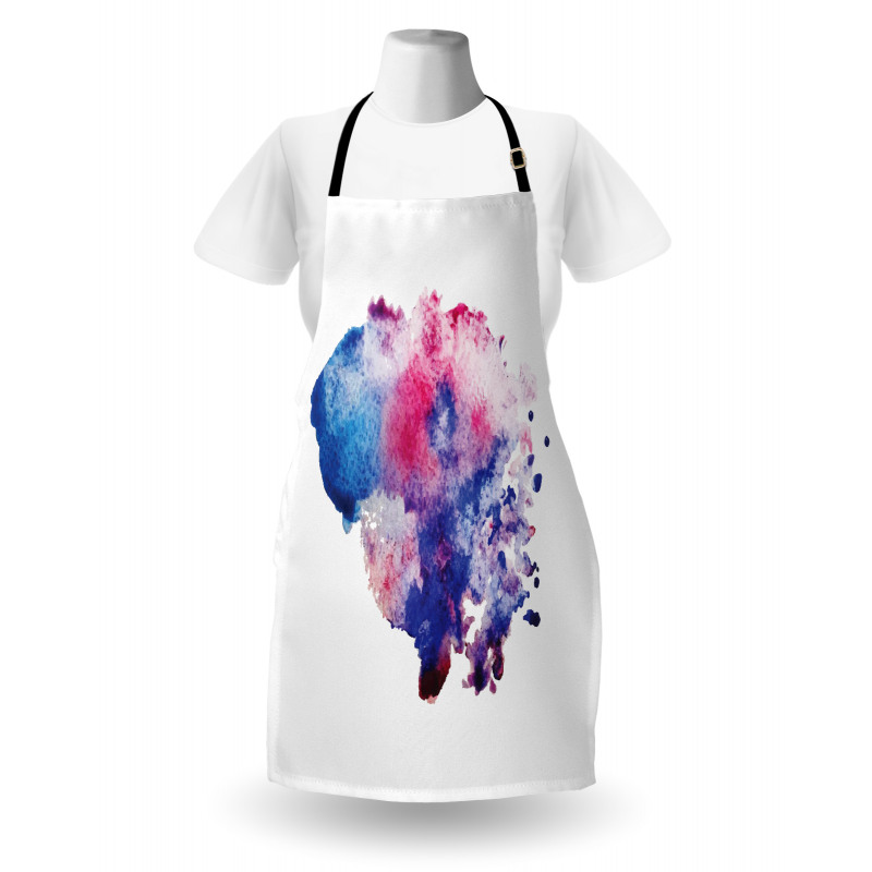 Watercolor Splash Abstract Apron