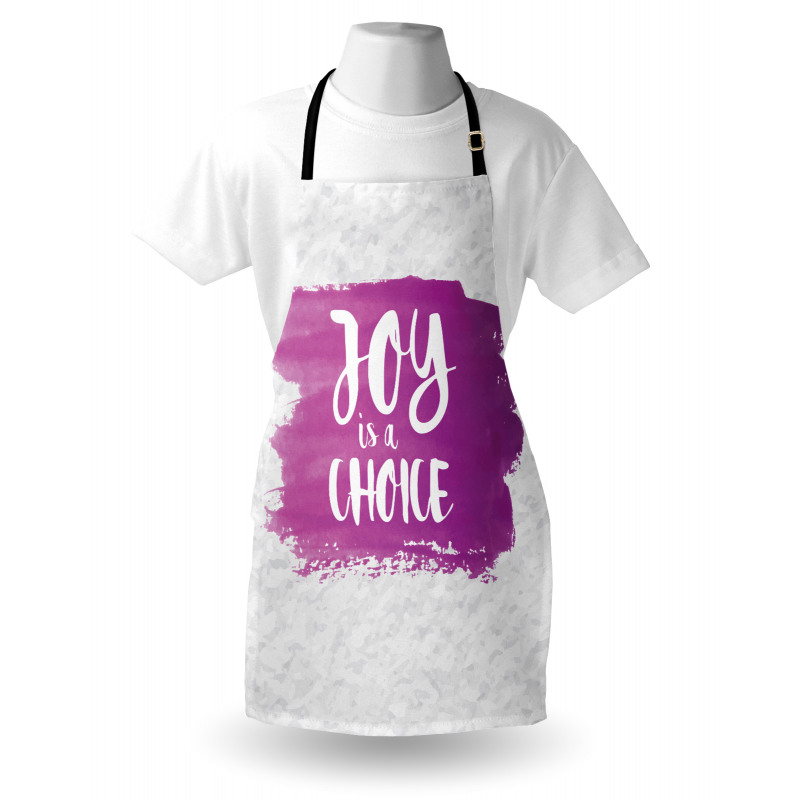 Joy is a Choice Words Art Apron