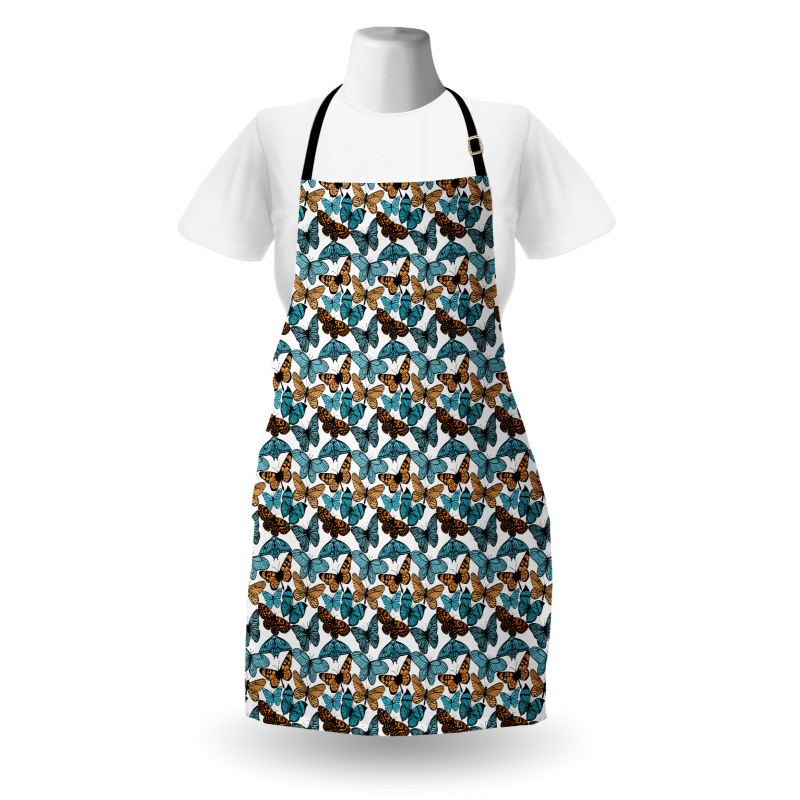 Spring Time Theme Flies Apron