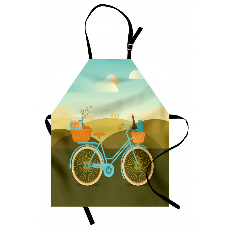 Camping Picnic Themed Bike Apron