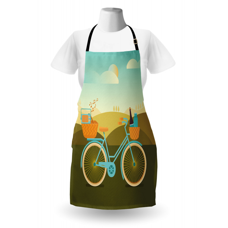 Camping Picnic Themed Bike Apron