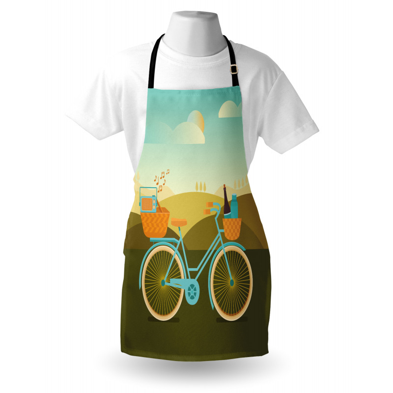 Camping Picnic Themed Bike Apron