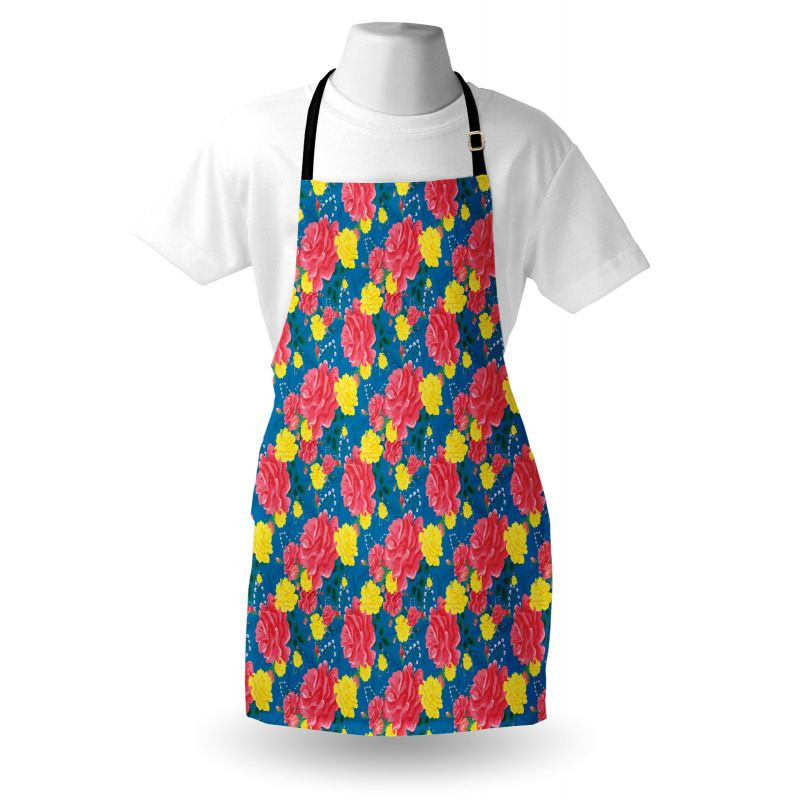 Valentine's Rose Blossoms Apron