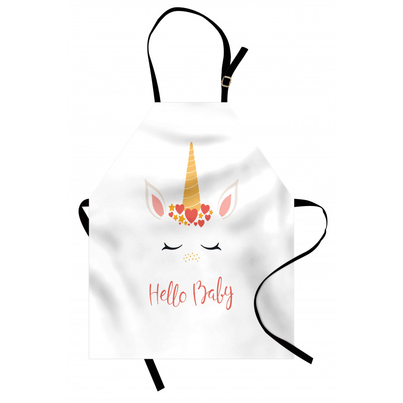 Nursery Lettering Horns Apron