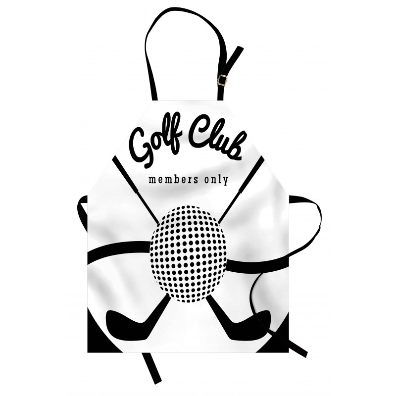 Golf Club Sign Members Only Apron