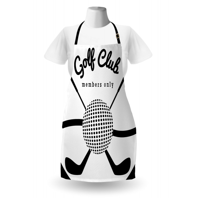 Golf Club Sign Members Only Apron