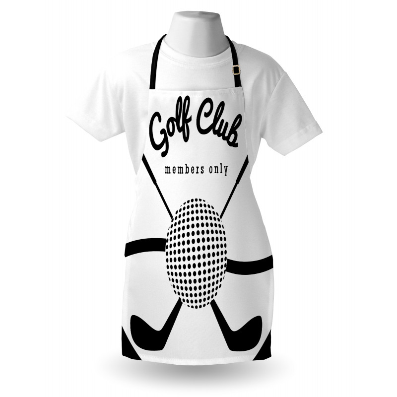 Golf Club Sign Members Only Apron