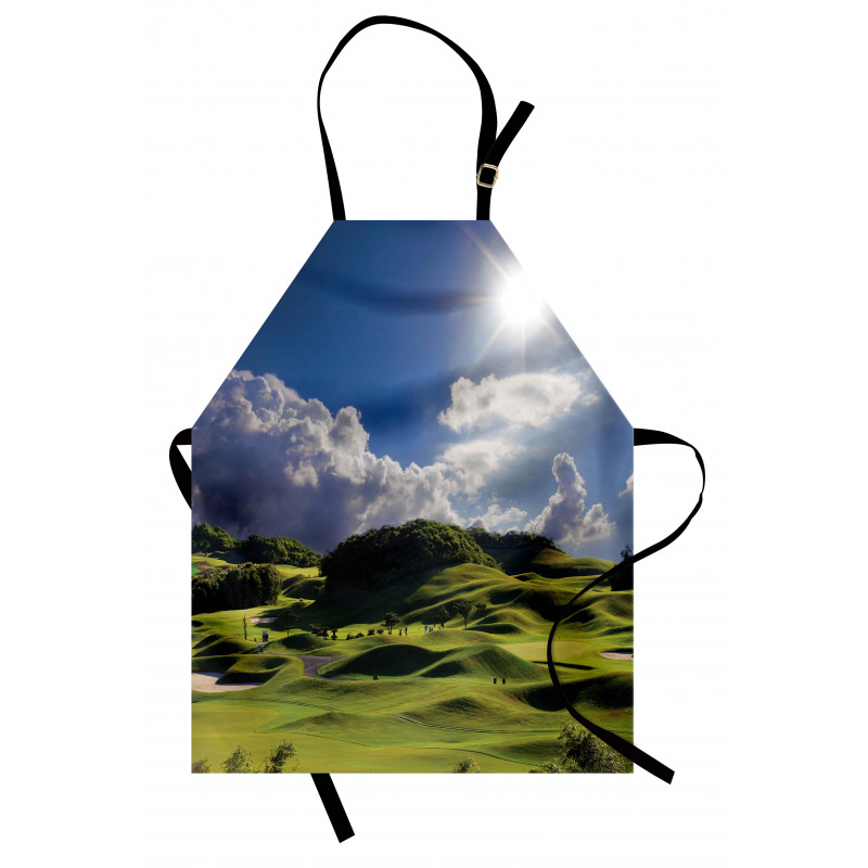 Summer Pasture Grassy Hills Apron